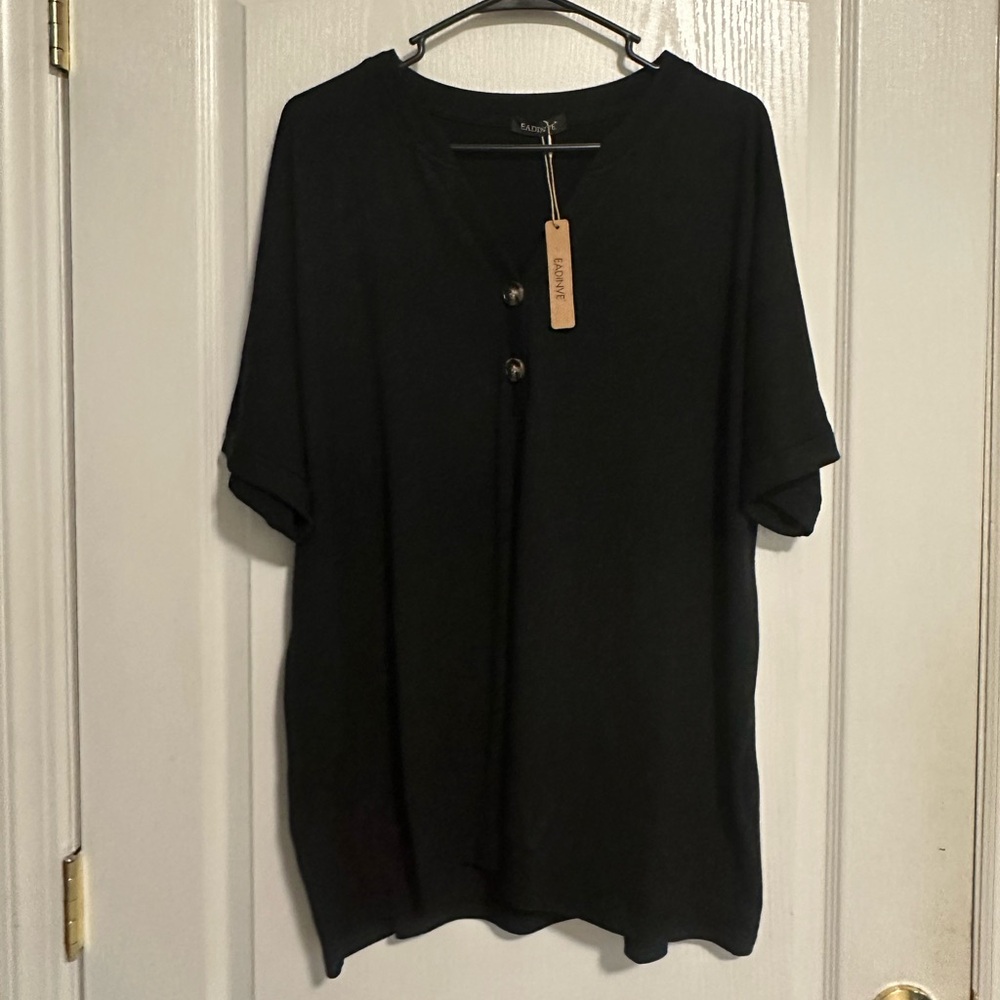 Black Button-Up Shirt